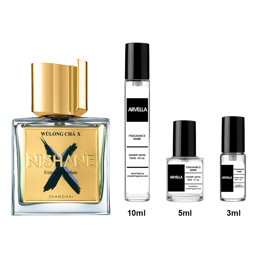 Nishane Wulong Cha X Sample 3ml Spray - Arvella Fragrance